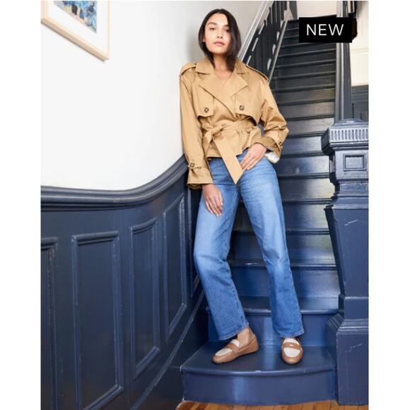 NWT Womens Birdies The Vesper Cappachino Driver Leather Loafers size 10.5 Preppy - Picture 1 of 7